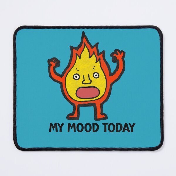 Item preview, My mood today funny fire illustration designed and sold by Tanuja Sharma.