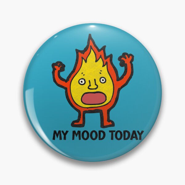 Item preview, My mood today funny fire illustration  designed and sold by Tanuja  Sharma.