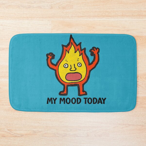 Item preview, My mood today funny fire illustration  designed and sold by Tanuja  Sharma.