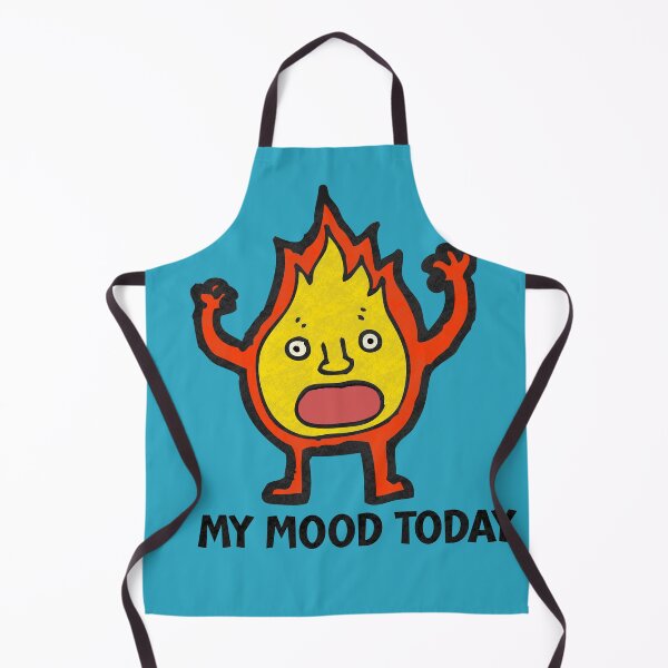 Item preview, My mood today funny fire illustration designed and sold by Tanuja Sharma.