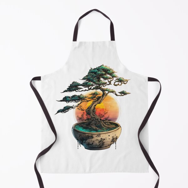 Item preview, Bonsai Tree Art-Sunset Bonsai Tree designed and sold by letsgetinspired.