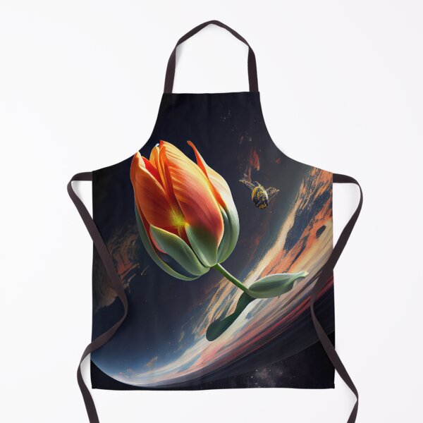 Artikelvorschau, Tulip in Orbit Digital Painting entworfen und verkauft von CodeAndColors.