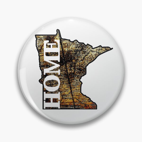 Artikelvorschau, Minnesota Wood Grain HOME-Karte entworfen und verkauft von royalblewitup.