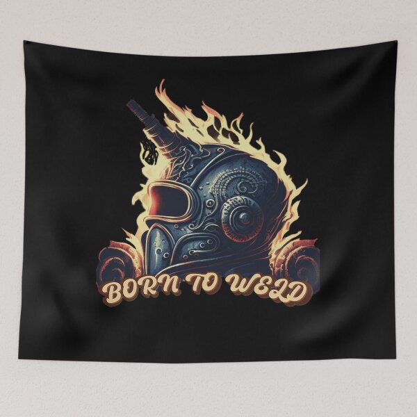 Item preview, Born to Weld Welding Mask and Torch Gift designed and sold by Cr4ftyCreations.