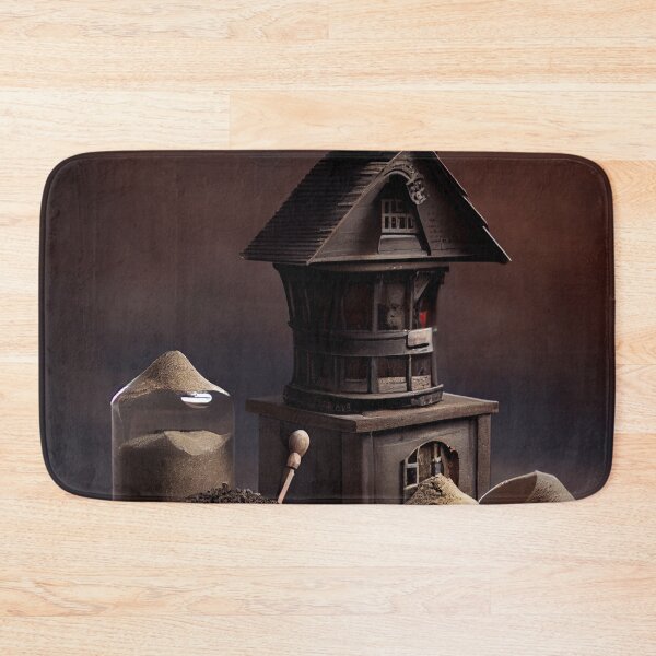 Item preview, The Old Belfry and Its Tools Auger and Powder Digital Painting designed and sold by CodeAndColors.