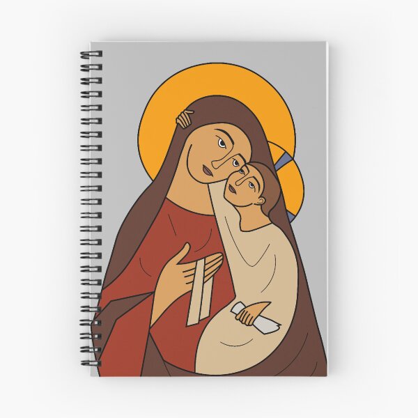 Aperçu de l'œuvre marie et jésus copte créée et vendue par mariamstuff.