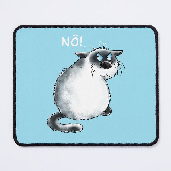 Item preview, Grumpy Siamese Think No designed and sold by modartis.