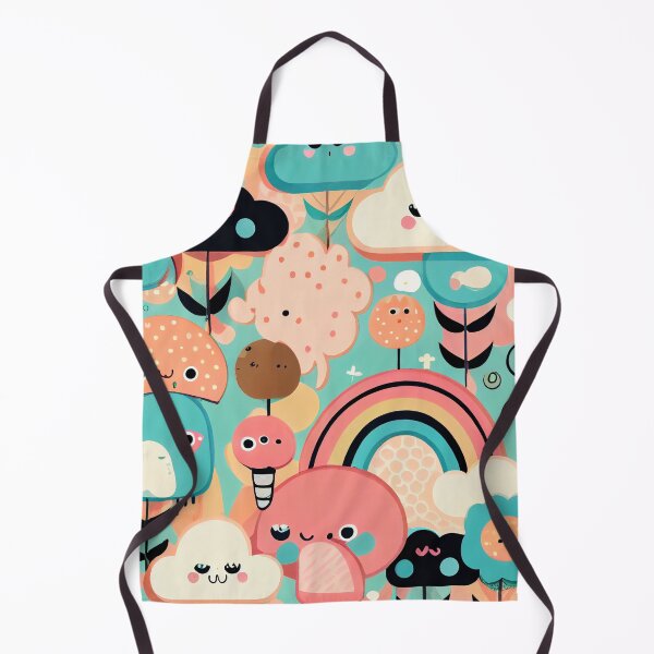 Aperçu de l'œuvre Surreal Kawaii Contemporary Natural Pattern Digital Painting créée et vendue par CodeAndColors.