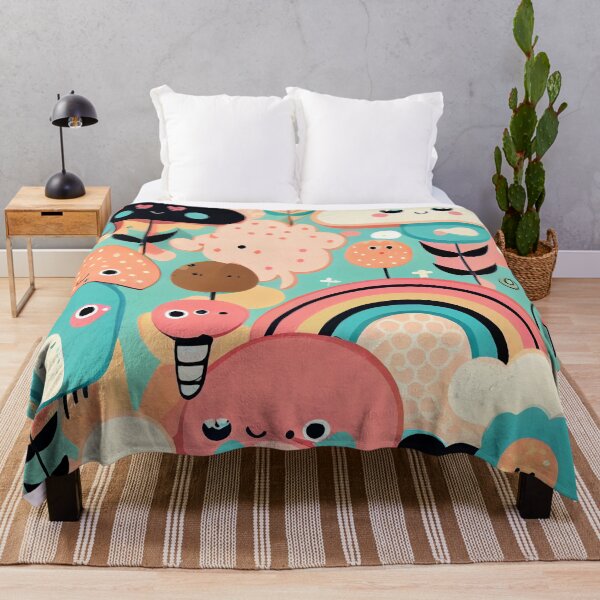 Item preview, Surreal Kawaii Contemporary Natural Pattern Digital Painting designed and sold by CodeAndColors.