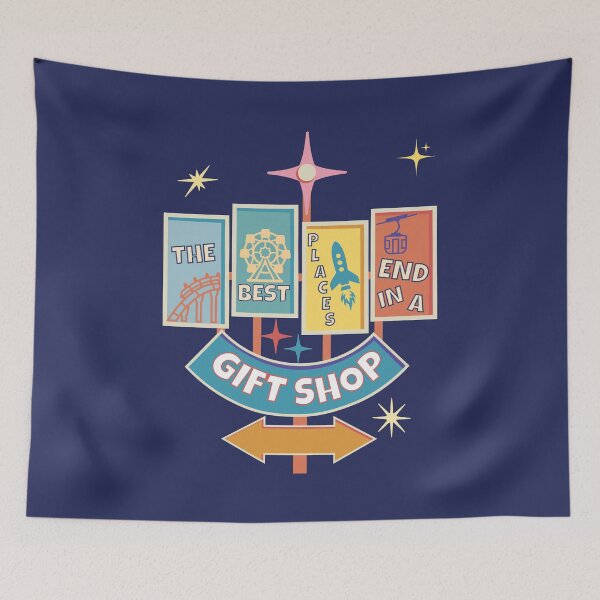 Item preview, The Best Places End in a Gift Shop designed and sold by Smagnaferous.