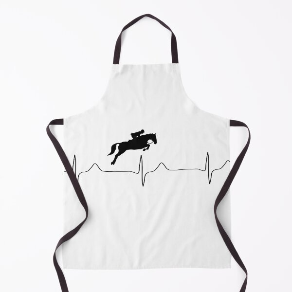 Item preview, My heart beats for show jumping (black for light background) designed and sold by Jeeb-Arts.
