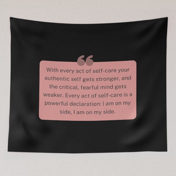 Item preview, Self care quote designed and sold by HalcyonFairy.
