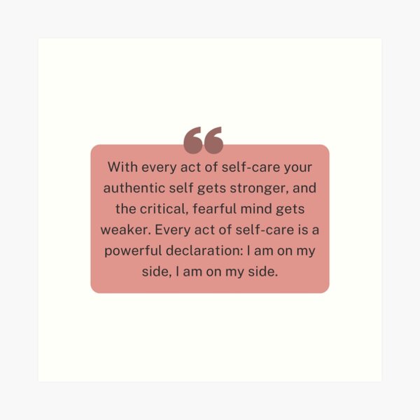 Item preview, Self care quote designed and sold by HalcyonFairy.