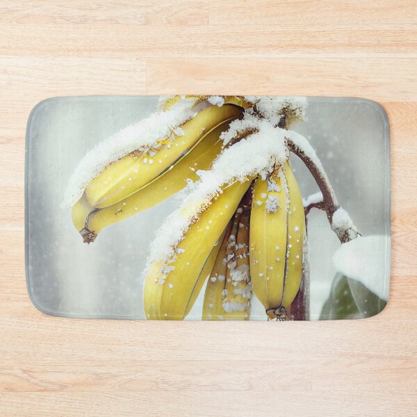 Item preview, Winter Poetry Snowy Bananas Digital Painting designed and sold by CodeAndColors.