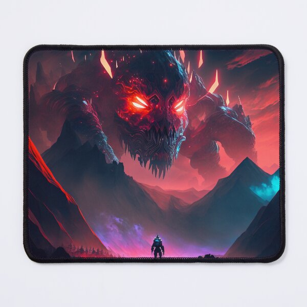 Item preview, Cyber Monster in the Red Mountain Night designed and sold by Goofy-designer.
