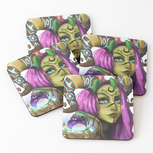 Item preview, Frog Female Druid designed and sold by dashiarts.