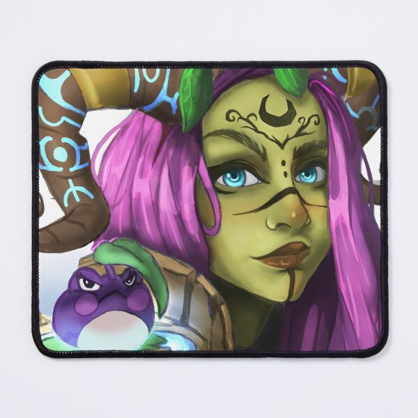 Item preview, Frog Female Druid designed and sold by dashiarts.