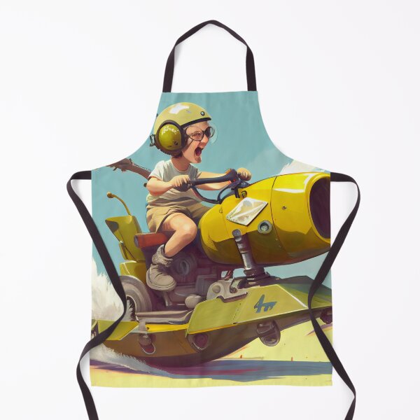 Item preview, Frolicking with a Hovercraft and Bazooka on a Swivel Digital Painting designed and sold by CodeAndColors.