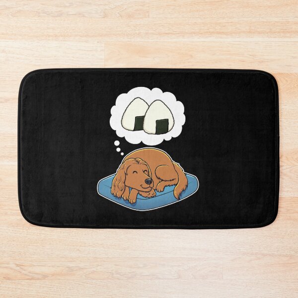Item preview, English Cocker Spaniel dreaming about Rice Balls designed and sold by DoggieDelights.