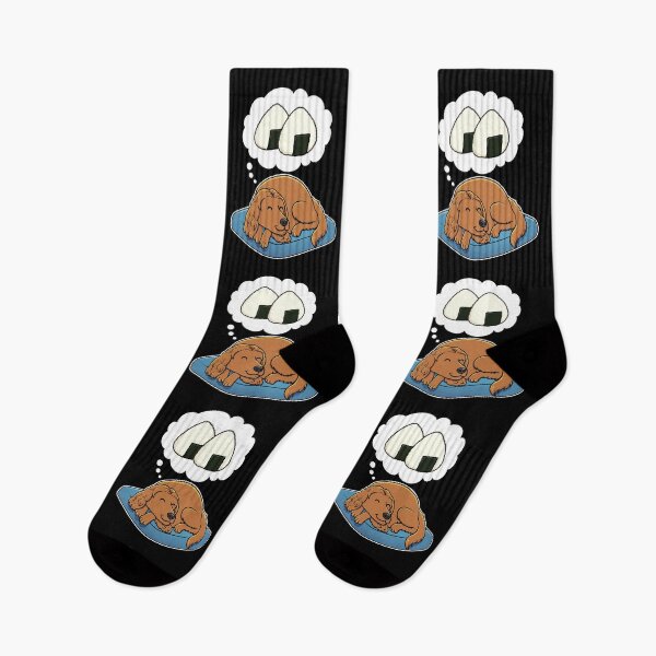 Item preview, English Cocker Spaniel dreaming about Rice Balls designed and sold by DoggieDelights.