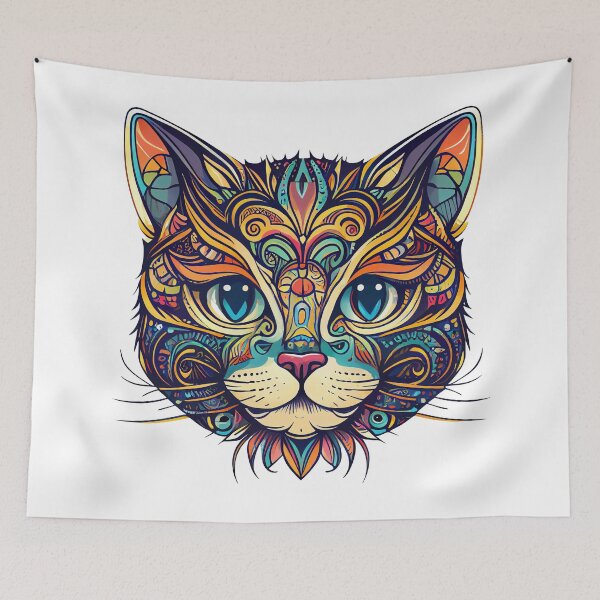 Item preview, Mandala cat designed and sold by GeneralNight.