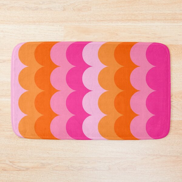 Item preview, Retro, Pink and Orange, Scallop, Curve Pattern designed and sold by OneThreeSix.