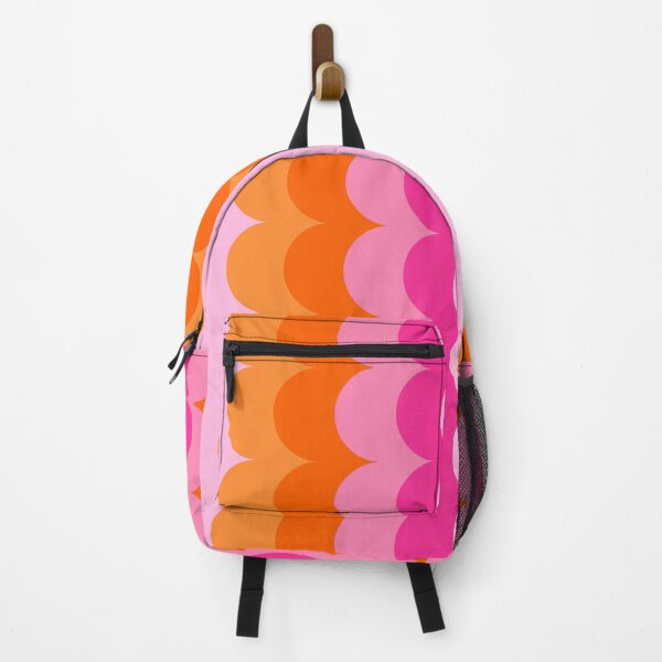 Item preview, Retro, Pink and Orange, Scallop, Curve Pattern designed and sold by OneThreeSix.