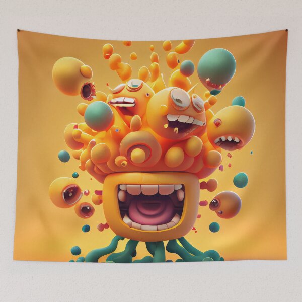 Item preview, Frolicsome Jubilation Digital Painting designed and sold by CodeAndColors.