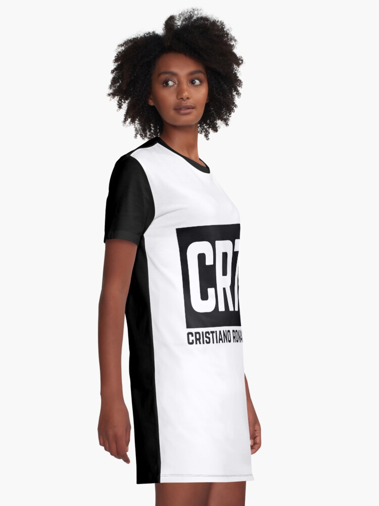 Cristiano Ronaldo black Graphic T-Shirt Dress for Sale by pvdesign