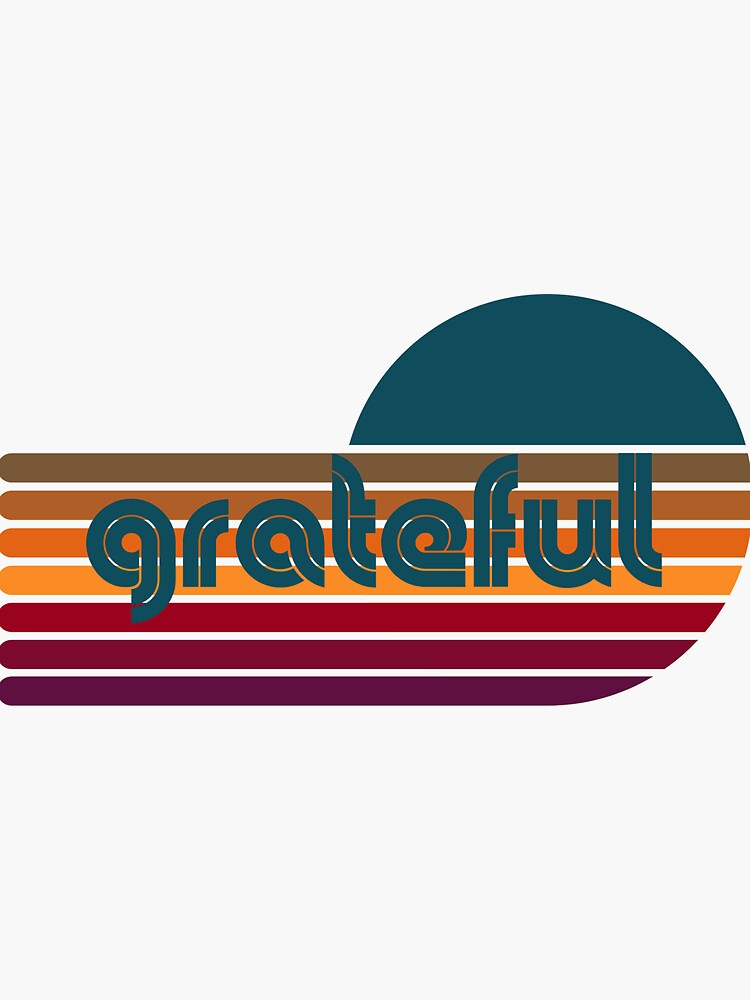 Grateful shirt Sticker