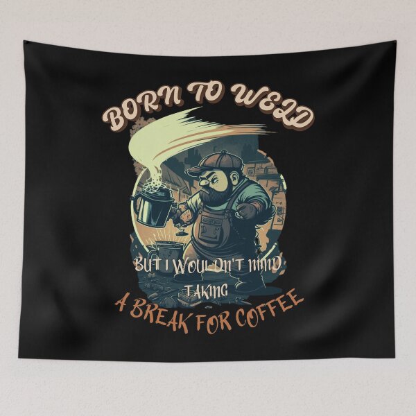 Item preview, Born to Weld || Love Coffee || Welding Gift designed and sold by Cr4ftyCreations.