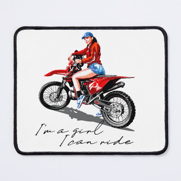 Item preview, Cool biker girl with motorcycle designed and sold by Concept-Hub.