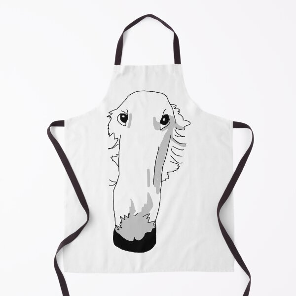 Item preview, Borzoi line drawing designed and sold by Peachy-Draws.
