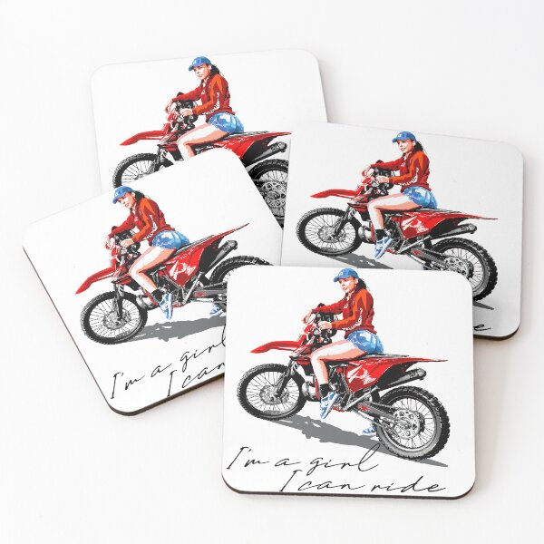 Item preview, Cool biker girl with motorcycle  designed and sold by Concept-Hub.