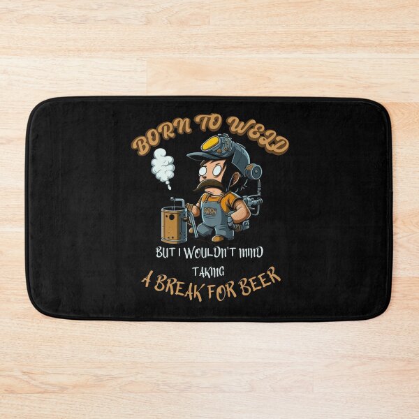 Item preview, Born to Weld || Love Beer || Welding Gift designed and sold by Cr4ftyCreations.
