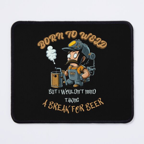 Item preview, Born to Weld || Love Beer || Welding Gift designed and sold by Cr4ftyCreations.