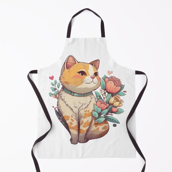 Item preview, A Cat with Flowers - Gift For Valentine's day designed and sold by Melcu.