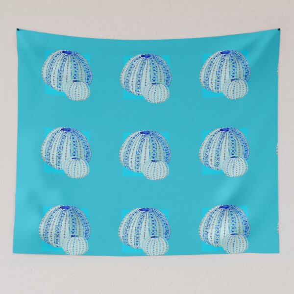 Item preview, Urchins in turquoise designed and sold by LisaLeQuelenec.