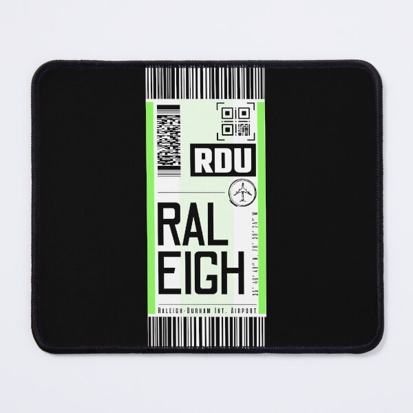Item preview, RALEIGH RDU classic luggage tag stickers designed and sold by LeddsoDello.