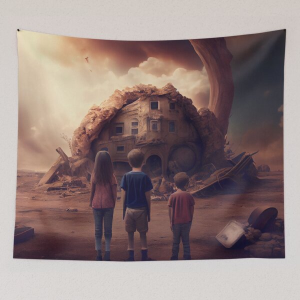 Item preview, Unschooling in the Pontificated Apocalypse Digital Painting designed and sold by CodeAndColors.