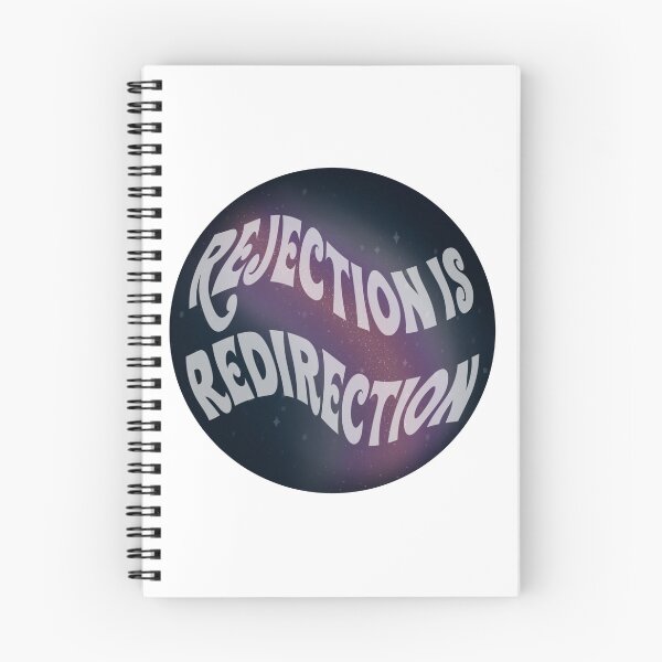 Item preview, Rejection Is Redirection Quote Galaxy Theme designed and sold by TheMoreYouMuse.