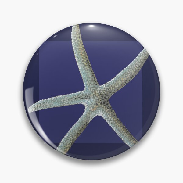 Item preview, Starfish in navy designed and sold by LisaLeQuelenec.