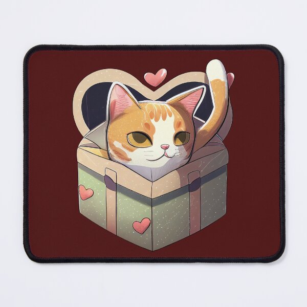 Item preview, A Cat in a Box - Gift For Valentine's day designed and sold by Melcu.