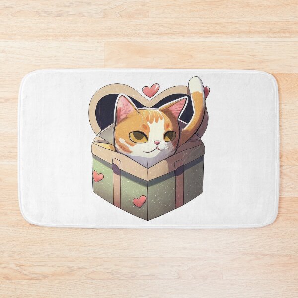 Item preview, A Cat in a Box - Gift For Valentine's day designed and sold by Melcu.