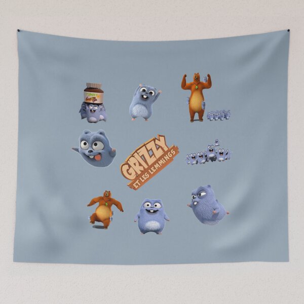 Item preview, Happy Lemmings Tabodi And Grizzy  designed and sold by Elliotsowell.
