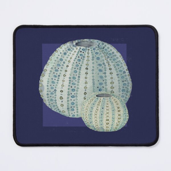 Item preview, Urchins in navy designed and sold by LisaLeQuelenec.