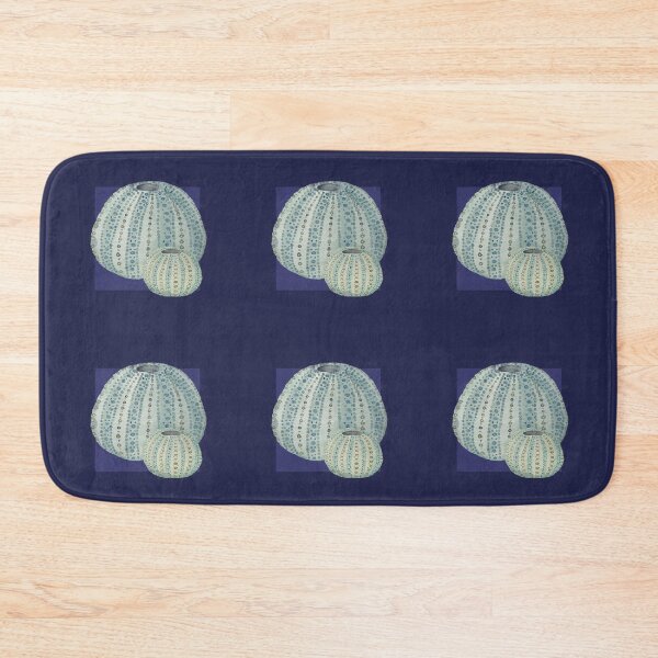 Item preview, Urchins in navy designed and sold by LisaLeQuelenec.