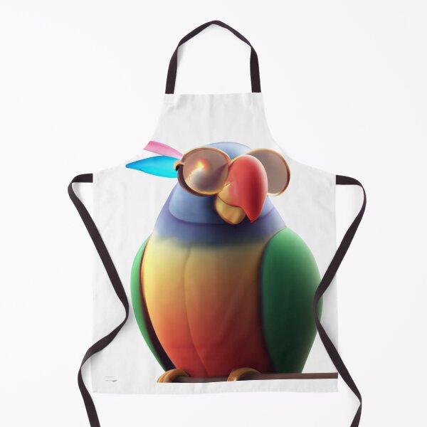 Item preview, Cute parrot wearing glasses designed and sold by ByNiran.