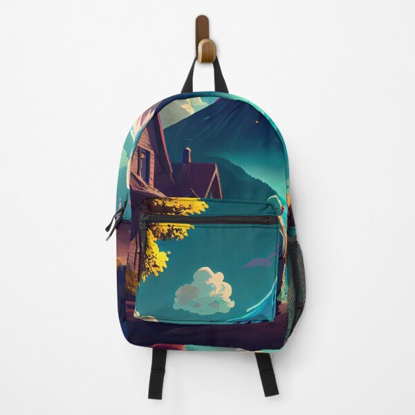 Item preview, Anime Mountain Landscape designed and sold by PosterManiaRo.