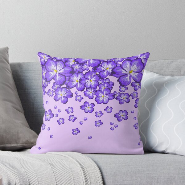 Item preview, Beautiful Violets lavender flowers falling down designed and sold by Fransyn.